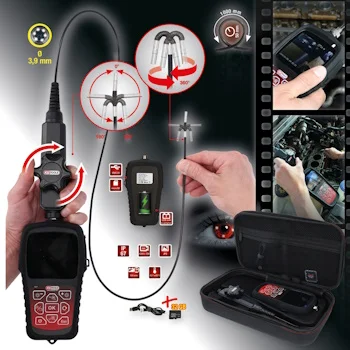 KS Tools set HD videoskopa sa Ø3.9mm 180° i 0° HD sondom s prednjom kamerom fleksibilna PVC navlaka 3/1 550.7550 KS Tools set HD videoskopa sa Ø3.9mm 180° i 0° HD sondom s prednjom kamerom fleksibilna PVC navlaka 3/1 550.7550