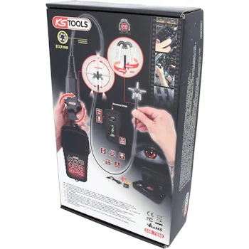 KS Tools set HD videoskopa sa Ø3.9mm 180° i 0° HD sondom s prednjom kamerom fleksibilna PVC navlaka 3/1 550.7550 KS Tools set HD videoskopa sa Ø3.9mm 180° i 0° HD sondom s prednjom kamerom fleksibilna PVC navlaka 3/1 550.7550