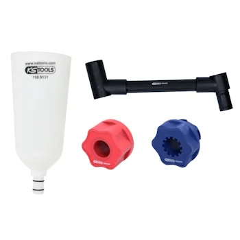 KS Tools set levaka za punjenje ulja s obrtnim ugonim krakom za VAG 4/1 150.9155 KS Tools set levaka za punjenje ulja s obrtnim ugonim krakom za VAG 4/1 150.9155