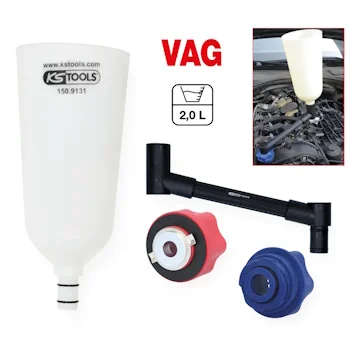 KS Tools set levaka za punjenje ulja s obrtnim ugonim krakom za VAG 4/1 150.9155 KS Tools set levaka za punjenje ulja s obrtnim ugonim krakom za VAG 4/1 150.9155