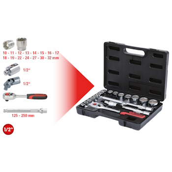 KS Tools set nasadnih ključeva 1/2 KS Tools set nasadnih ključeva 1/2