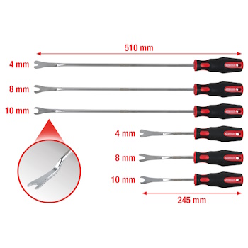 KS Tools set odvijača stezaljki 6/1 140.2370-2