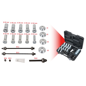 KS Tools set potisnih čaura 22/1 700.2355-7