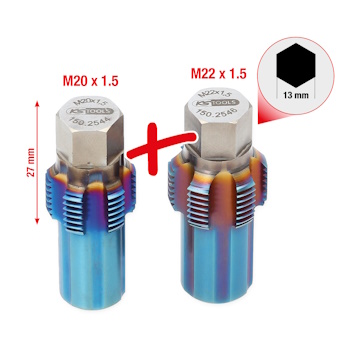 KS Tools set rezača navoja sa vođicom za senzore 2/1 150.2540-7