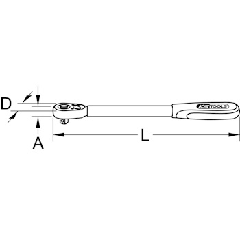 KS Tools teleskopske reverzibilne čegrtaljke 1/4 KS Tools teleskopske reverzibilne čegrtaljke 1/4