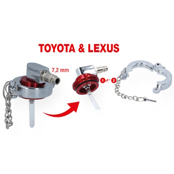KS Tools univerzalni adapter za odzračivanje za Toyotu i Lexus set 160.0719-1