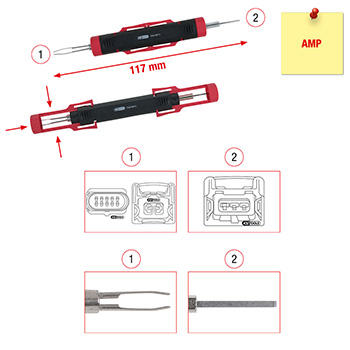 KS Tools viljuška za buksne 2,8-6,3mm 154.0011-1