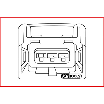 KS Tools viljuška za buksne 2,8-6,3mm 154.0011-6