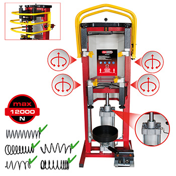 KS Tools opružni zatezač za merenje komprimovanog vazduha 500.8800-1