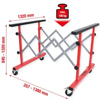 KS Tools univerzalna teleskopska višenamenska kolica 257-1380mm 500.8100-1