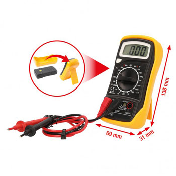 KS Tools digitalni multimetar sa ispitnim vrhovima 150.1495 KS Tools digitalni multimetar sa ispitnim vrhovima 150.1495