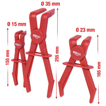 KS Tools set klešta za skidanje stezaljki creva 90° 3-delni 115.5055 KS Tools set klešta za skidanje stezaljki creva 90° 3-delni 115.5055