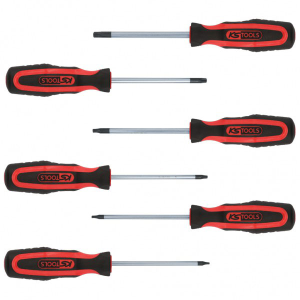 KS Tools set odvijača 6-delni Torx s rupom ERGOTORQUEplus 159.0040 KS Tools set odvijača 6-delni Torx s rupom ERGOTORQUEplus 159.0040