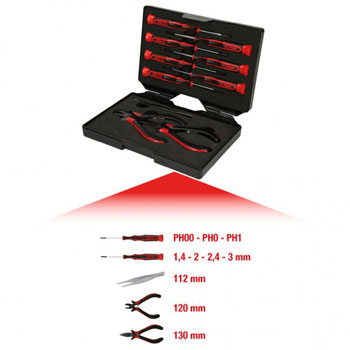 KS Tools set alata za preciznu mehaniku 10-delni 500.7180 KS Tools set alata za preciznu mehaniku 10-delni 500.7180
