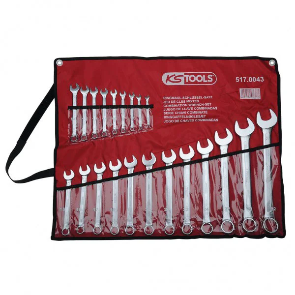 KS Tools set duplih okasto-viljuškastih ključeva, pod uglom 21-delni 6-32mm 517.0043 KS Tools set duplih okasto-viljuškastih ključeva, pod uglom 21-delni 6-32mm 517.0043