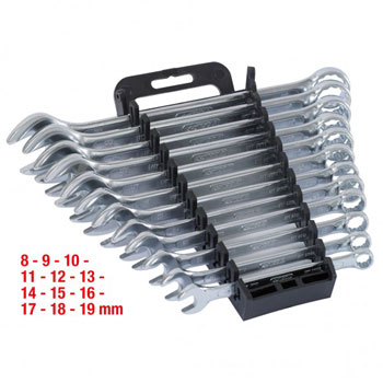 KS Tools set duplih okasto-viljuškastih ključeva, pod uglom 12-delni, 8-19mm 517.0052 KS Tools set duplih okasto-viljuškastih ključeva, pod uglom 12-delni, 8-19mm 517.0052