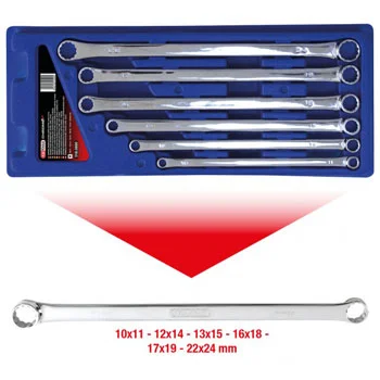 KS Tools set duplih okastih ključeva XL 6-delni CHROMEplus 518.0800 KS Tools set duplih okastih ključeva XL 6-delni CHROMEplus 518.0800