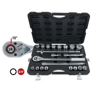 KS Tools set utičnih ključeva 3/4