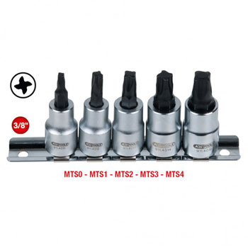 KS Tools set bit nasadnih ključeva za MTS MORTORq® zavrtnje 3/8 KS Tools set bit nasadnih ključeva za MTS MORTORq® zavrtnje 3/8