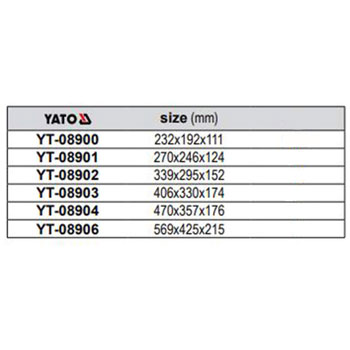 Yato vodootporna kutija za transport 569x425x215 YT-08906 Yato vodootporna kutija za transport 569x425x215 YT-08906