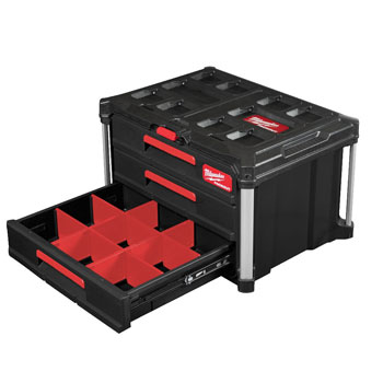 Milwaukee kofer sa tri fioke – PACKOUT 3 DTB 4932472130 Milwaukee kofer sa tri fioke – PACKOUT 3 DTB 4932472130