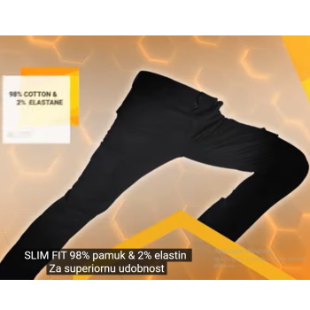 Lacuna radne farmer pantalone Cargo Flex crne 8CARFPN Lacuna radne farmer pantalone Cargo Flex crne 8CARFPN