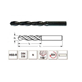 Levior burgija HSS 13 mm DIN 338 07207 Levior burgija HSS 13 mm DIN 338 07207