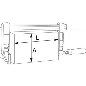 Levior stega stolarska 300x120 mm DIN 5117 07144-1