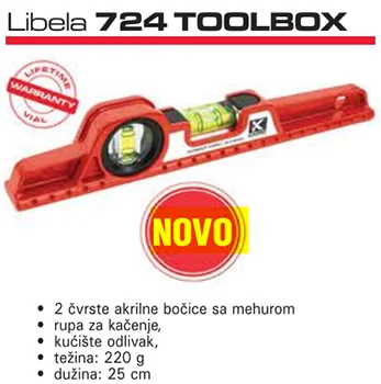 Kapro libela 724 TOOLBOX K72425 Kapro libela 724 TOOLBOX K72425