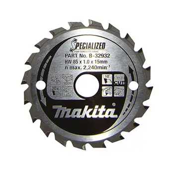 Makita B-32932 SPECIALIZED list za kružnu testeru 85 mm, 20 zuba Makita B-32932 SPECIALIZED list za kružnu testeru 85 mm, 20 zuba