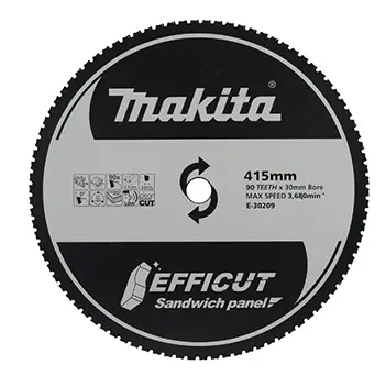 Makita E-30209 EFFICUT TCT list za sendvič panele 415 x 30 mm, 90 zuba Makita E-30209 EFFICUT TCT list za sendvič panele 415 x 30 mm, 90 zuba