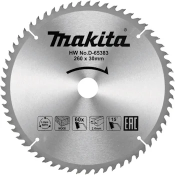 Makita list za cirkular za drvo 260mm D-65383 Makita list za cirkular za drvo 260mm D-65383