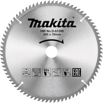 Makita list za cirkular za drvo 260mm D-65399 Makita list za cirkular za drvo 260mm D-65399