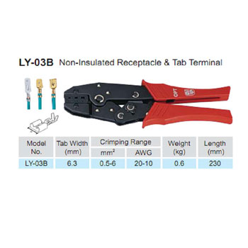 LSD krimp klešta za buksne 0. 5-6mm, LY-03B-3