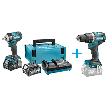 Makita XGT akcijski set - akumulatorski udarni odvijač 1/2 Makita XGT akcijski set - akumulatorski udarni odvijač 1/2