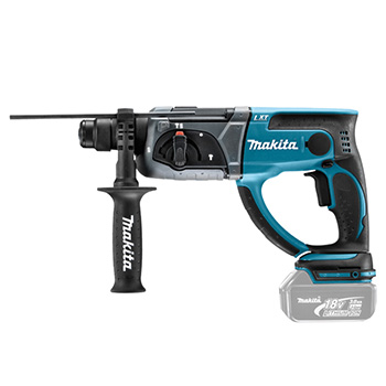 Makita LXT 18V komplet - akumulatorska bušilica-odvijač DDF482Z + akumulatorska bušilica-čekić DHR202Z + akumulatorska ugaona brusilica DGA452Z + punjač + 2 baterije + torba-4