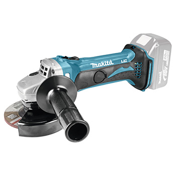 Makita LXT 18V komplet - akumulatorska bušilica-odvijač DDF482Z + akumulatorska bušilica-čekić DHR202Z + akumulatorska ugaona brusilica DGA452Z + punjač + 2 baterije + torba-7