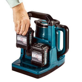Makita akumulatorski aparat za kuvanje vode 40V max XGT bez baterije i punjača KT001GZ Makita akumulatorski aparat za kuvanje vode 40V max XGT bez baterije i punjača KT001GZ