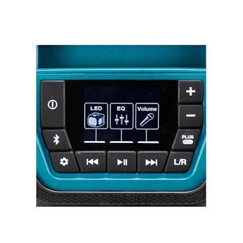 Makita akumulatorski Bluetooth zvučnik XGT 40 V max / LXT 18 V / AC MR014G Makita akumulatorski Bluetooth zvučnik XGT 40 V max / LXT 18 V / AC MR014G