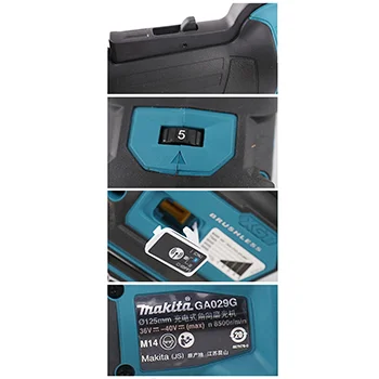 Makita akumulatorska ugaona brusilica 125mm XGT 40V GA029GZ Makita akumulatorska ugaona brusilica 125mm XGT 40V GA029GZ