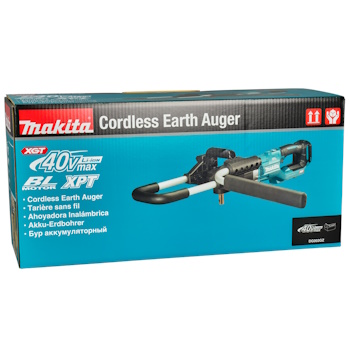 Makita akumulatorski bušač za zemlju 40V DG002GZ + starter set XGT (2 x 4Ah BL4040 + brzi punjač DC40RA) 191L77-9-7
