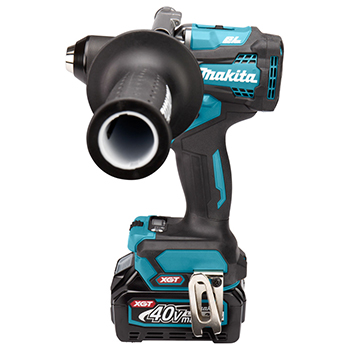 Makita XGT komplet - akumulatorska bušilica-odvijač XGT 40V + akumulatorska ugaona brusilica 125mm XGT 40V + punjač + 2 baterije + kofer DK0124G201-2