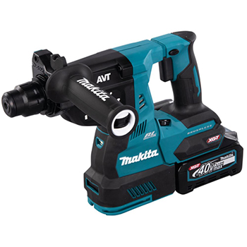 Makita XGT akcijski set - akumulatorska bušilica-čekić SDS+ XGT 40V 4,0Ah + akumulatorska ugaona brusilica 125mm XGT 40V HR003GM201+GA023GZ-2