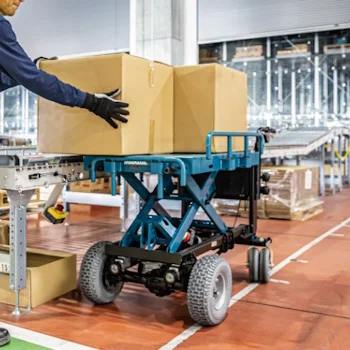 Makita akumulatorska kolica sa makazastim liftom 18+18V DCU601Z-2