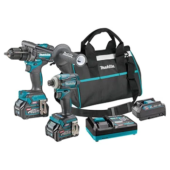 Makita XGT komplet - akumulatorska udarna bušilica-odvijač XGT 40V + akumulatorski udarni odvijač 1/4 Makita XGT komplet - akumulatorska udarna bušilica-odvijač XGT 40V + akumulatorski udarni odvijač 1/4