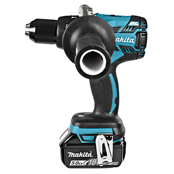 Makita LXT set - akumulatorska udarna bušilica-odvijač DHP481Z + akumulatorski udarni odvijač DTW285Z + punjač + 2 baterije + kofer DLX2185T-3