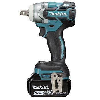 Makita LXT set - akumulatorska udarna bušilica-odvijač DHP481Z + akumulatorski udarni odvijač DTW285Z + punjač + 2 baterije + kofer DLX2185T-6