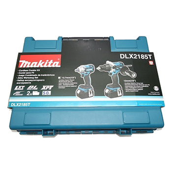 Makita LXT set - akumulatorska udarna bušilica-odvijač DHP481Z + akumulatorski udarni odvijač DTW285Z + punjač + 2 baterije + kofer DLX2185T Makita LXT set - akumulatorska udarna bušilica-odvijač DHP481Z + akumulatorski udarni odvijač DTW285Z + punjač + 2 baterije + kofer DLX2185T