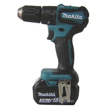 Makita LXT set - akumulatorska udarna bušilica-odvijač DHP483Z + akumulatorski udarni odvijač DTD155Z + punjač + 2 baterije + Makpac DLX2221JX2-3