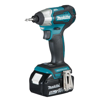 Makita LXT set - akumulatorska udarna bušilica-odvijač DHP483Z + akumulatorski udarni odvijač DTD155Z + punjač + 2 baterije + Makpac DLX2221JX2-6